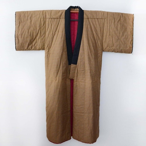 丹前 綿入れ 着物 半纏 褞袍 掻巻 ジャパンヴィンテージ 昭和レトロ 防寒 夜着 | Tanzen Kimono Japan Vintage Hanten Padded Robe Winter