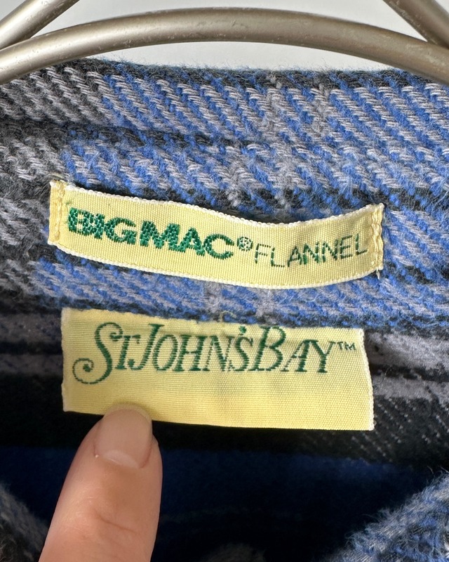 -ST.JOHN'S BAY × BIG MAC- Vintage 80-90s Flannel Shirt