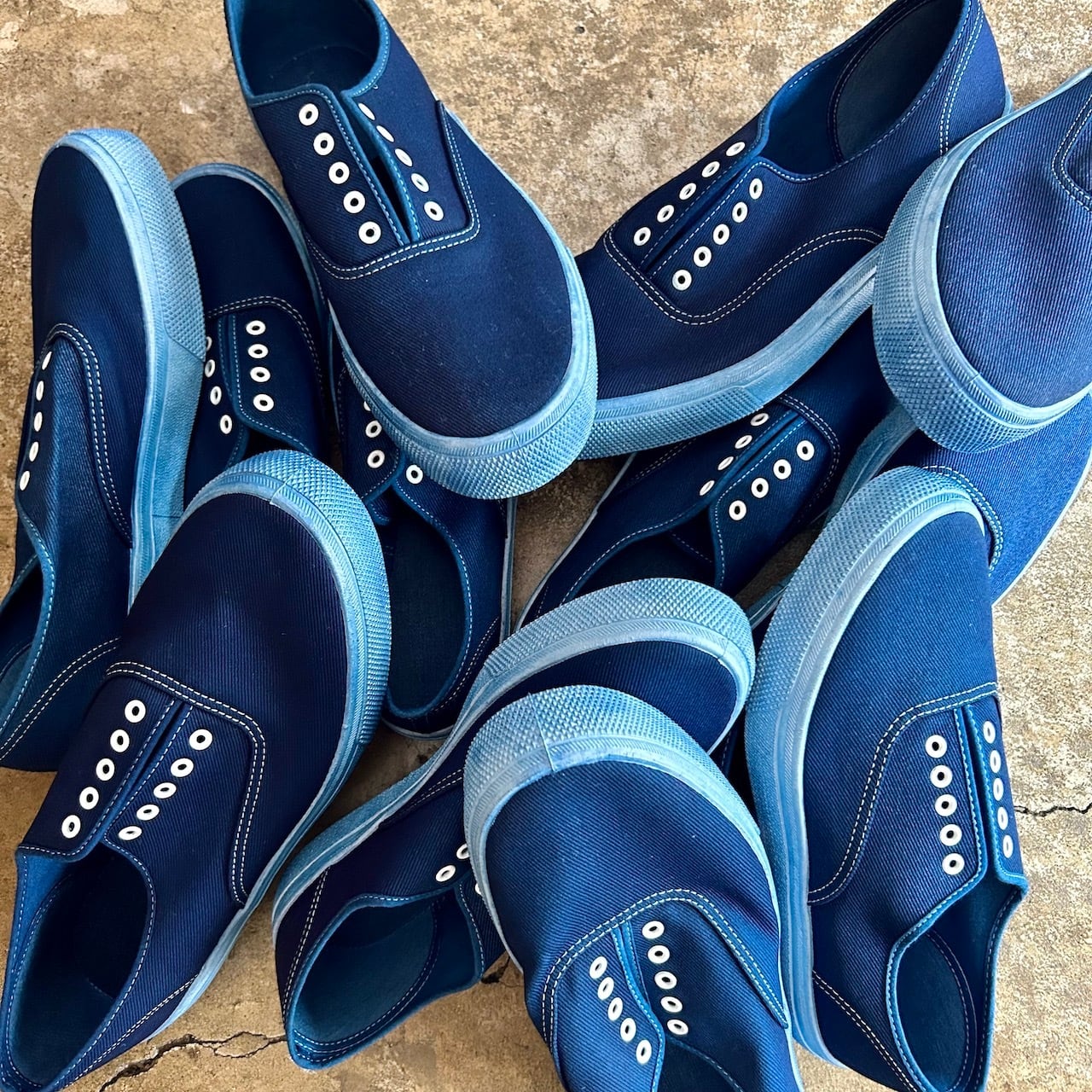 藍染 Original Deck Shoes | Aonoha by Crony Club