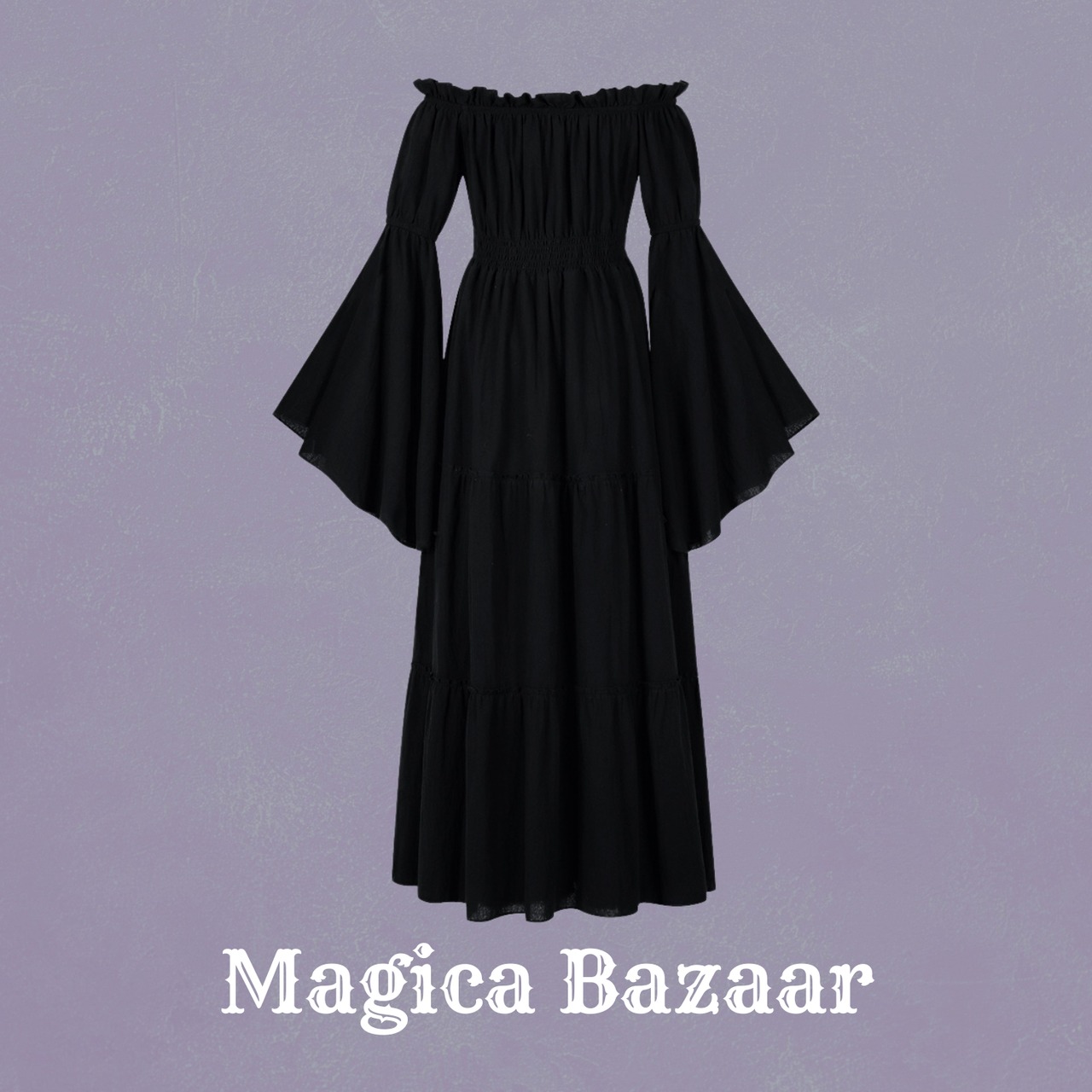 レイヴンズ・エンブレイス　オフショルダードレス　M25032