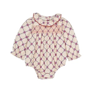 Hello Simone/AMANDE ROMPER FLORAL CHECK