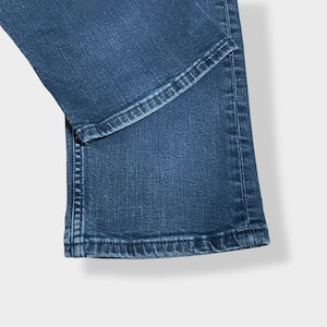 【LEVI'S】505 ブラックジーンズ デニム ジーパン テーパード ジッパーフライ W33 L30 リーバイス 色落ち ストレッチ US古着