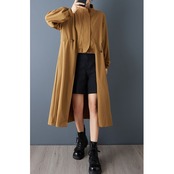 アシメ ジップ モードジャケット  60056