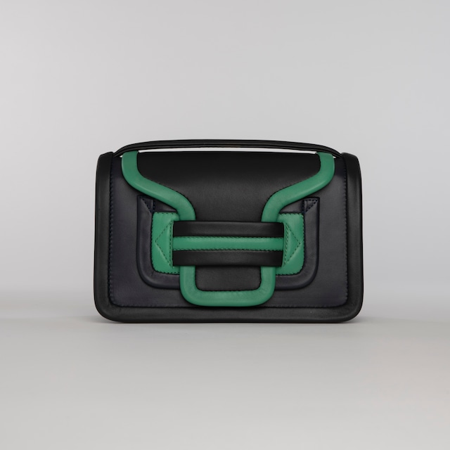PIERRE HARDY　ALPHA BAG　BLACK　NAVY BLACK GREEN