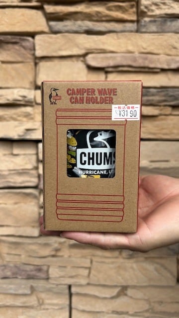CHUMS チャムス】キャンパーウェーブカンホルダーパターン〈カラー