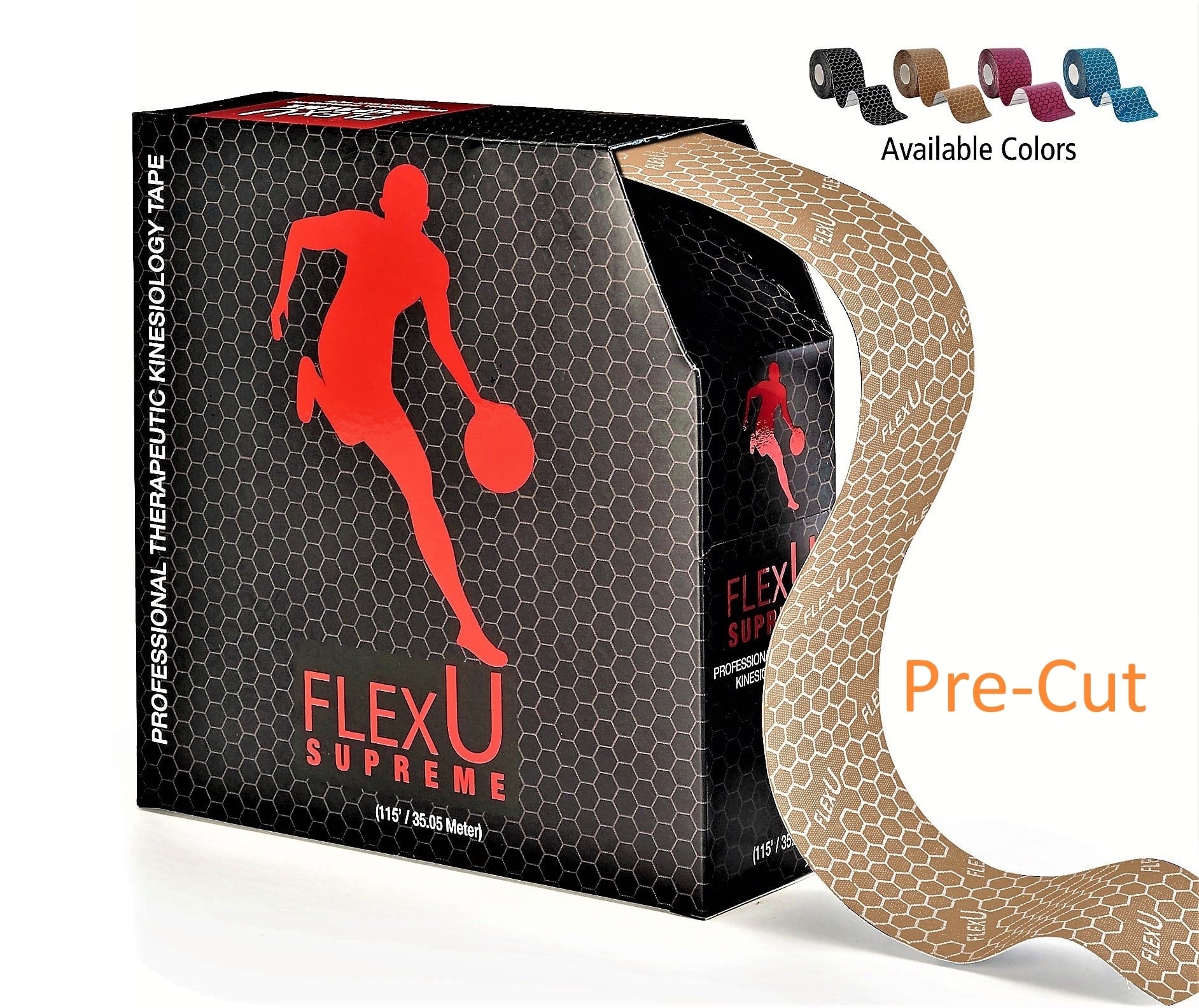 FlexU キネシオロジーテープ バルクパック （140プレカット 幅：5cm 長