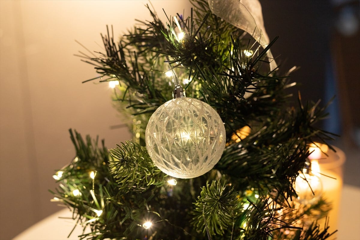 高さ40cm】一瞬一瞬が宝石のように輝くクリスマスツリー オーナメント
