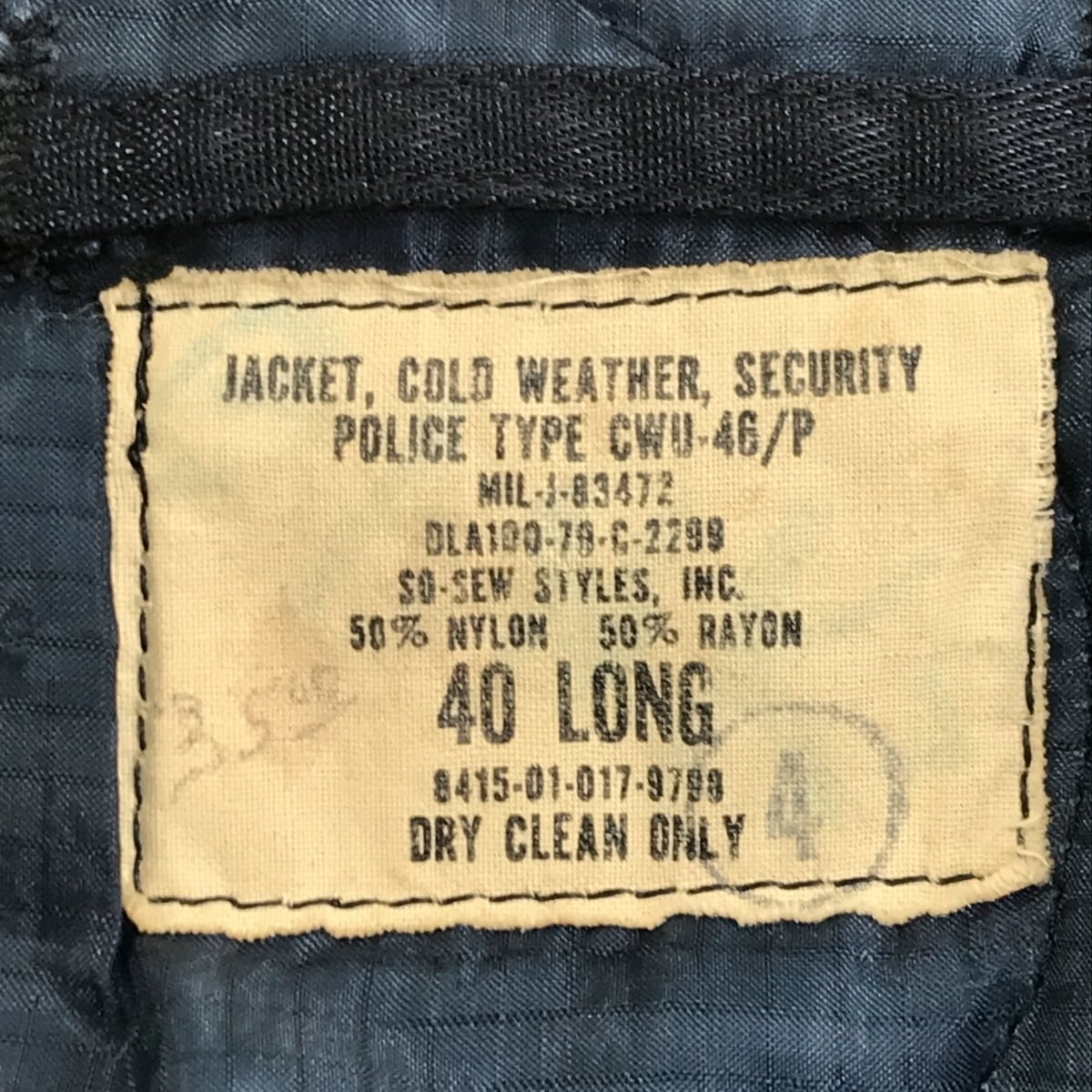 US MILITARY 70年代 MP MILITARY POLICE JACKET ポリスジャケット