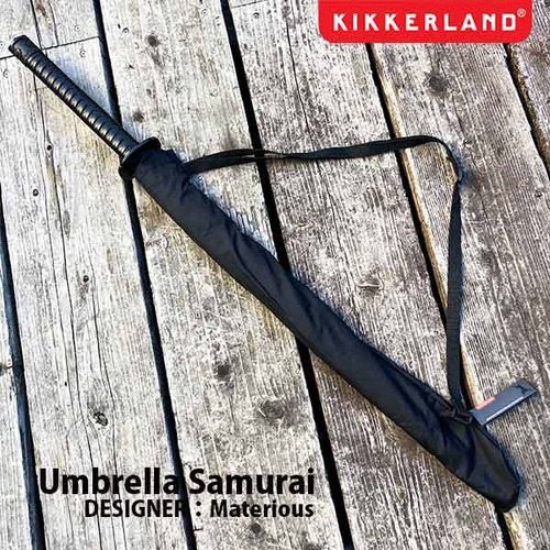 Umbrella Samurai アンブレラサムライ 傘 長傘 ジャンプ傘 KIKKERLAND DETAIL