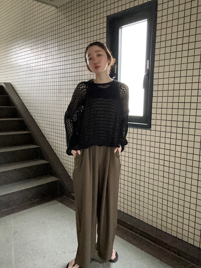 【attrayant】Mesh Tops