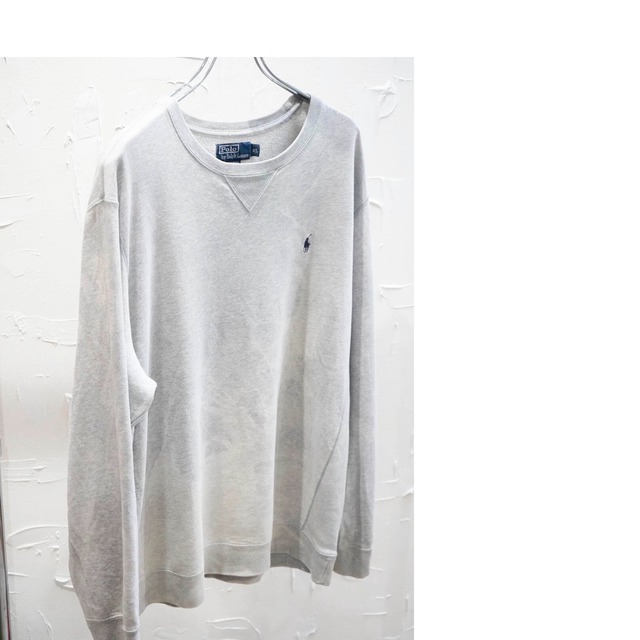 PoloRalphLauren 90sVintage BleachBigSweatTop