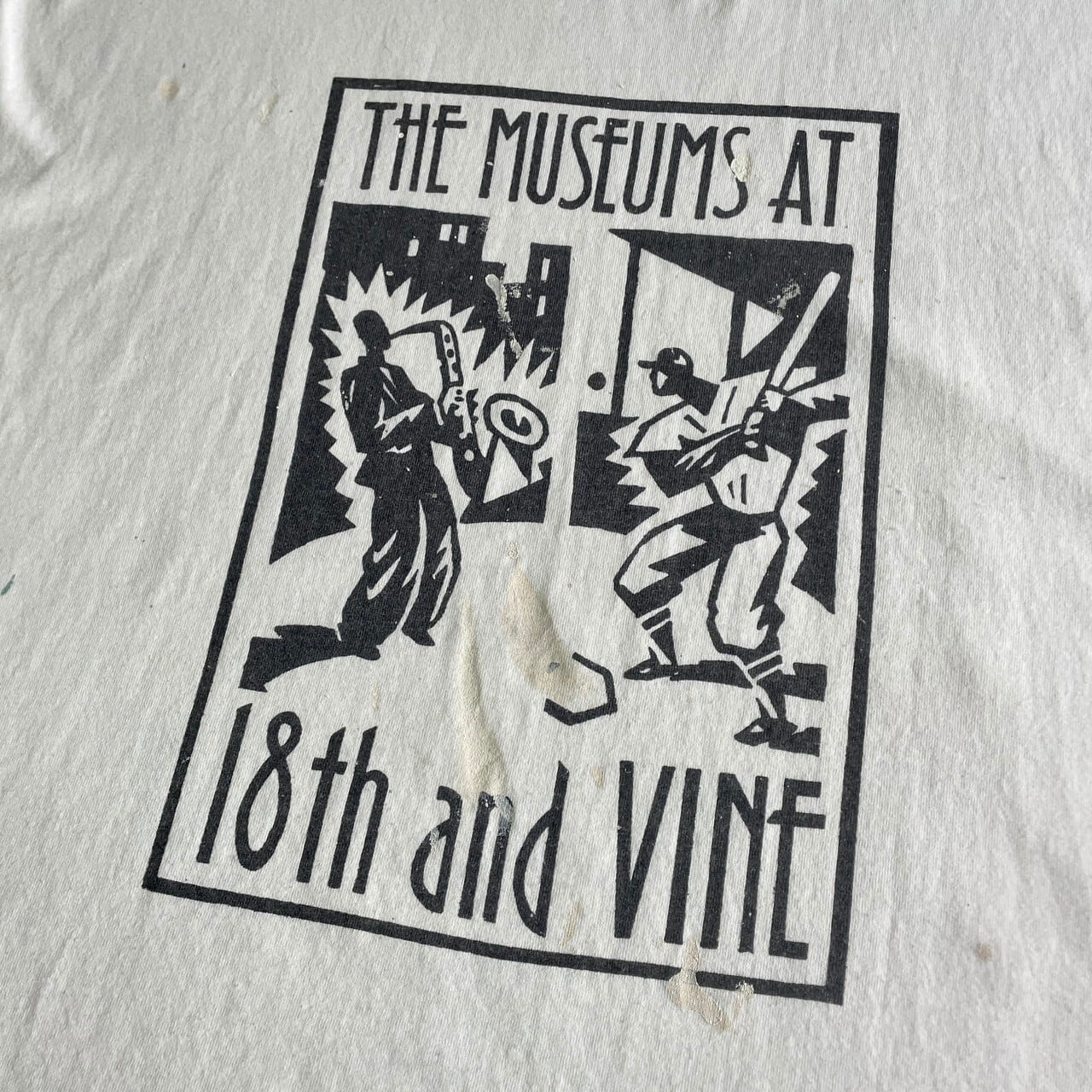 90年代 USA製 THE MUSEUM AT 18TH & VINE アート スーベニア プリントT