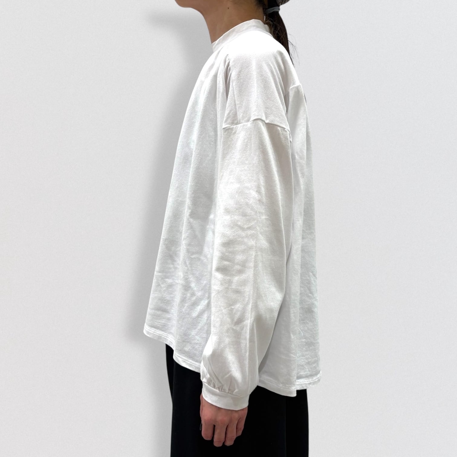 TANG ハイネックギャザーTシャツ | CoCo Cuore