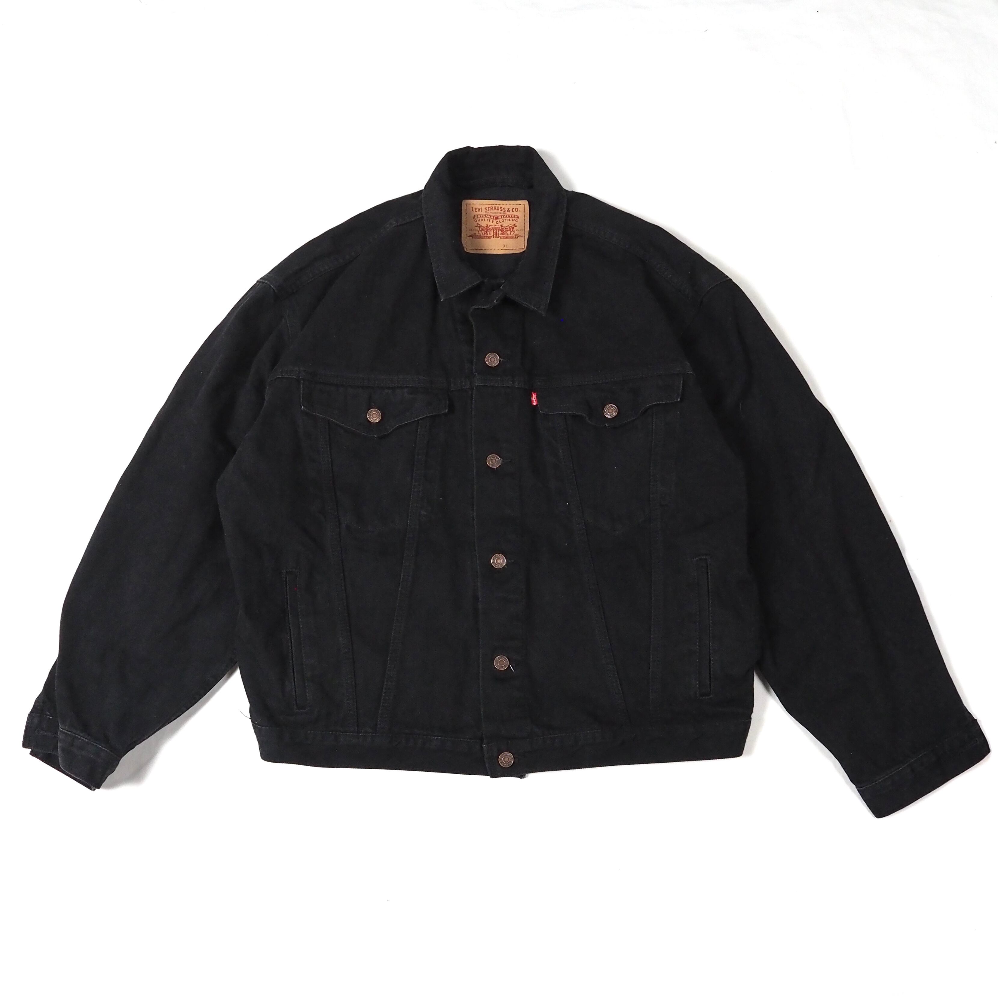 Levi's Black denim jacket 75525 XL /Canada FESTINA LENTE VINTAGE