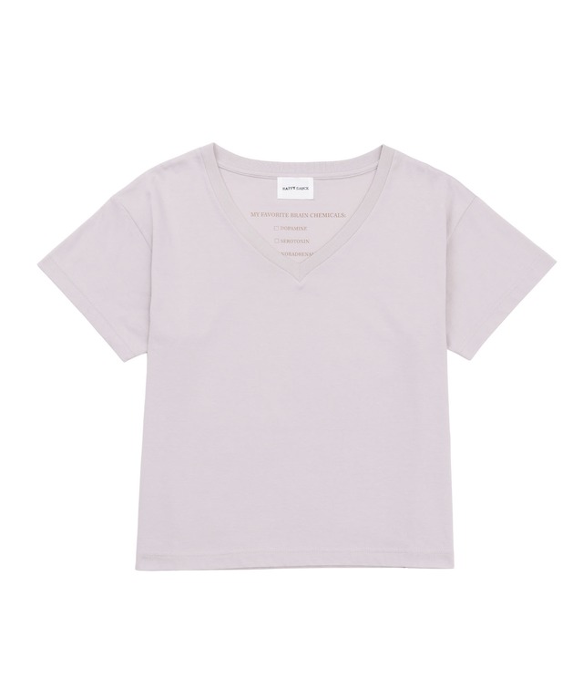 7N&H PRINT V NECK T-SHIRT FOR LADIES［HSC019］