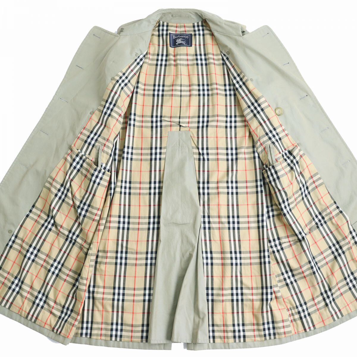 美品△正規品 Burberrys バーバリー ヴィンテージ 裏地ノバチェック柄