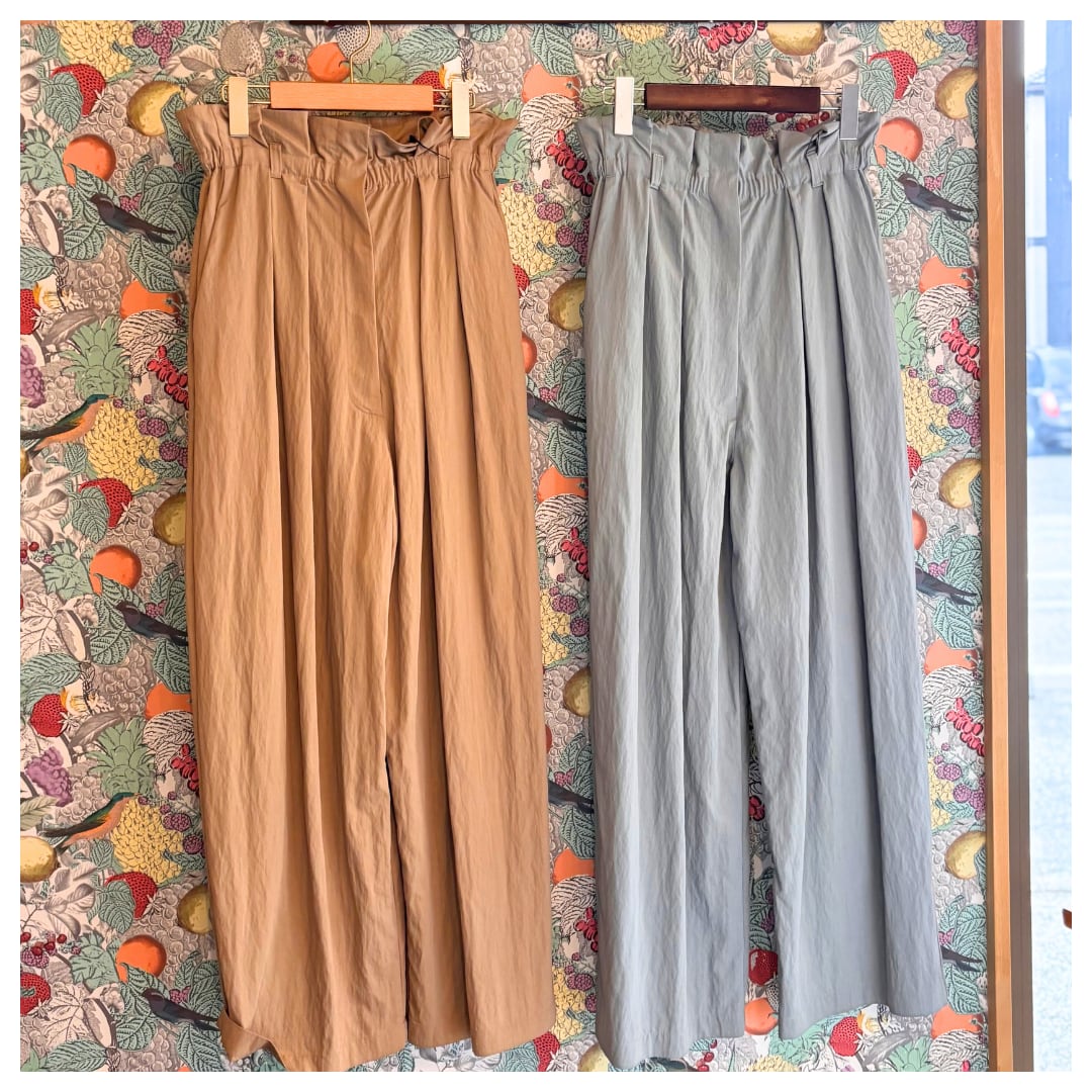 【CLOCHE】ウエストタックパンツ