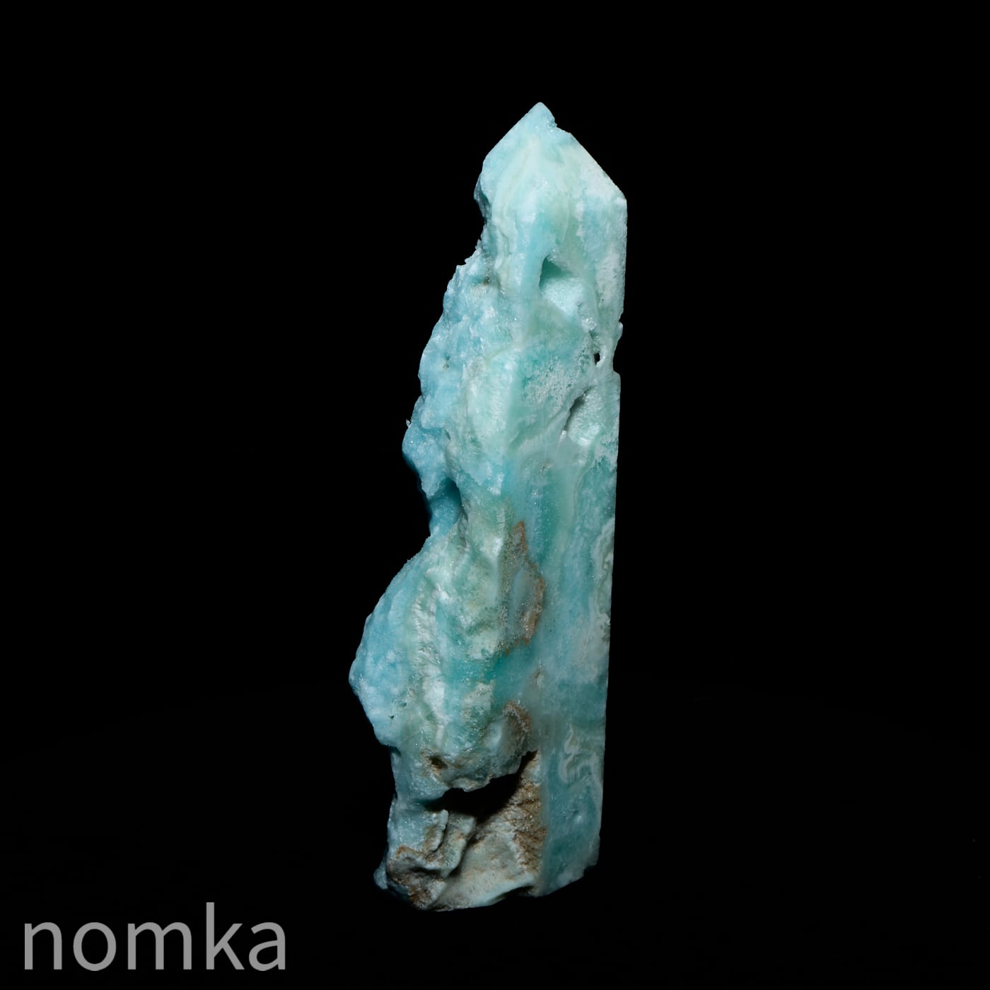 【希少】ブルーアラゴナイト　原石 希少＆高品質】ブルーアラゴナイト 原石ポイント(中国雲南省産) 144g