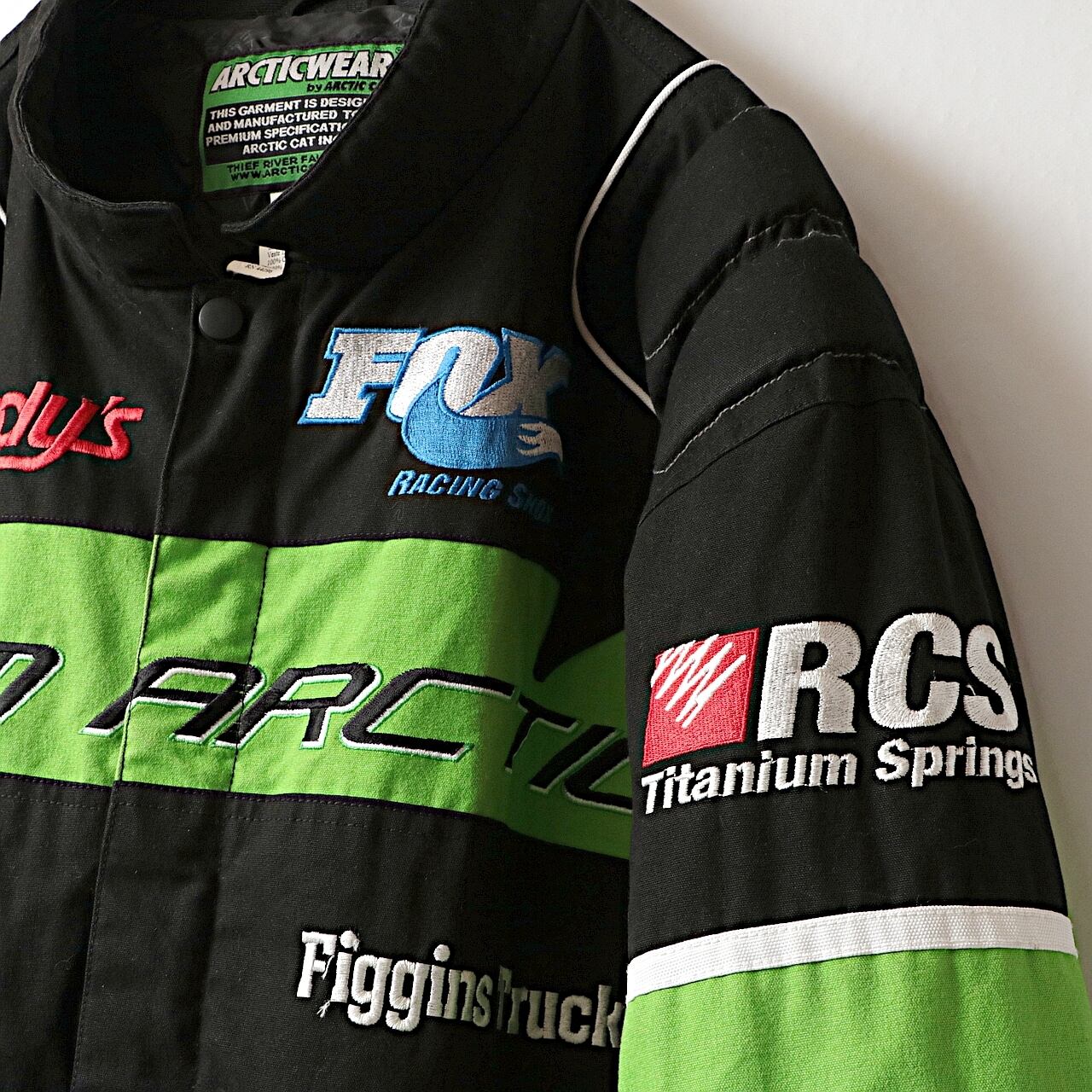 ARCTIC CAT レーシング スノーモービル ジャケット 古着 used | khaki 