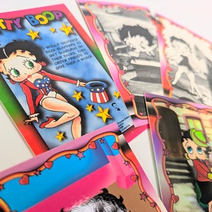 ☆送料無料！☆VINTAGE 1995【 ベティーブープ（Betty Boop） Series one PREMIER EDITION 】VINTAGE トレーディングカード単品 （1個=9CARDS）〚アメリカン雑貨 アメトイ〛