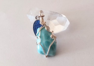 ヒーリングのマスター!高品質ラリマー・ペンダントトップ