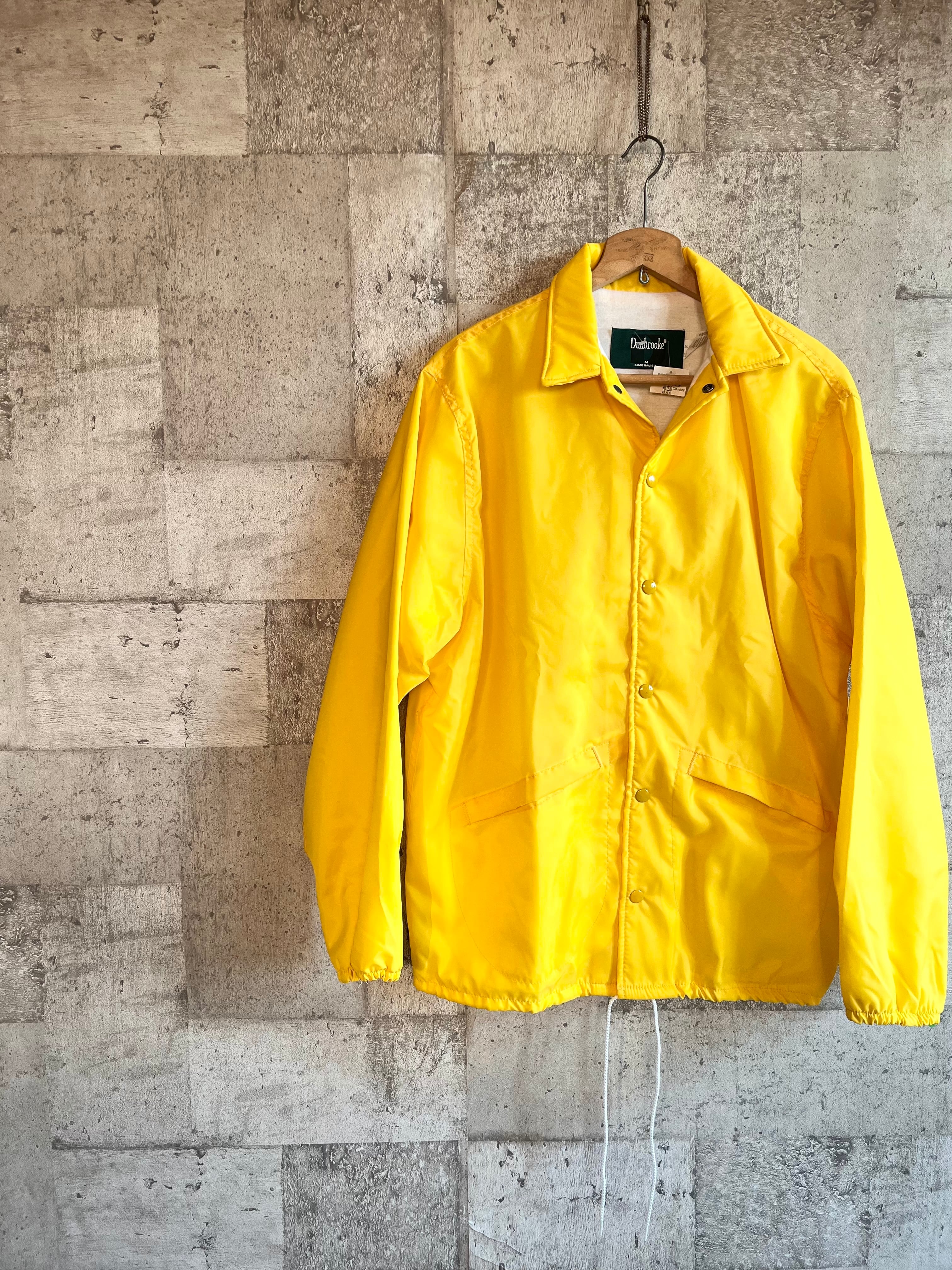 DEAD STOCK 90s USA製 DUNBROOKE NYLON COACH JACKET OLD VINTAGE