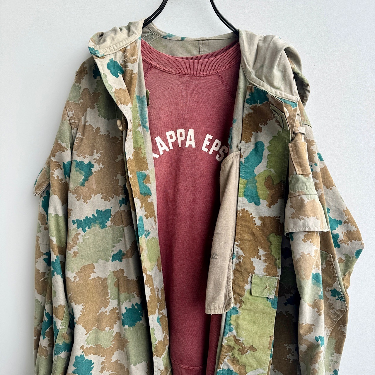 60s 半袖スウェット ヴィンテージ クリムゾン 画像11