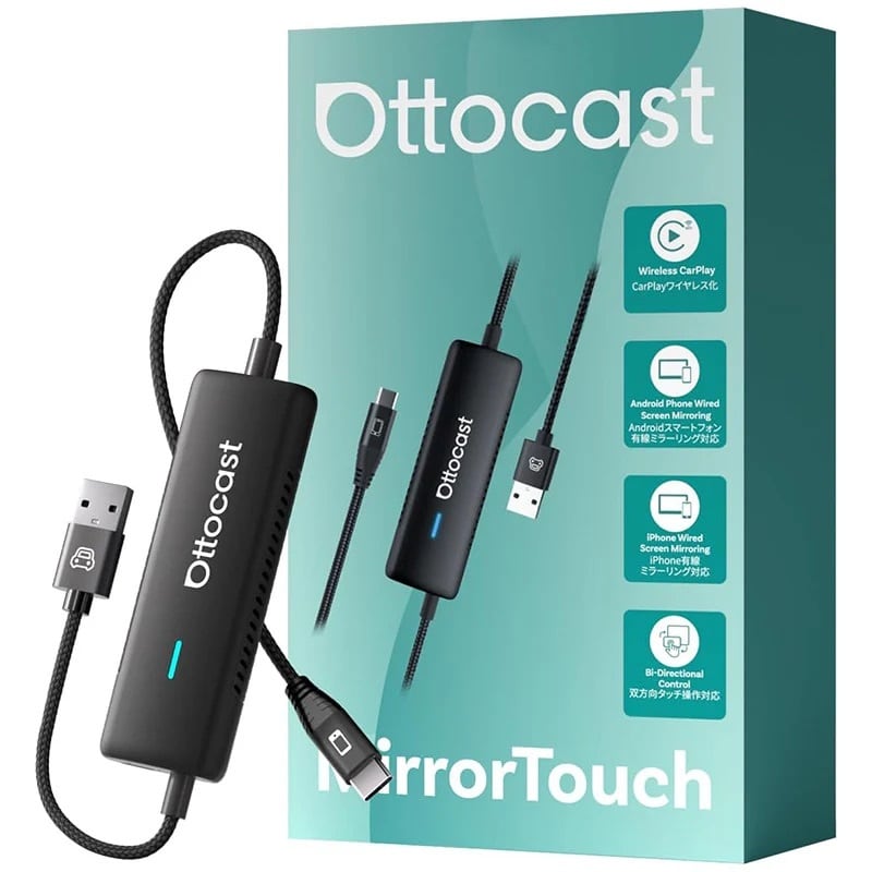 Ottocast MirrorTouch 本体 Bluetoothユニット Mirror Touch（世界初の触れるミラーリング） | OttoDirect