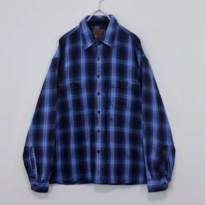 【Caka act2】"ST JOHN'S BAY" Ombre Check Loose L/S Shirt