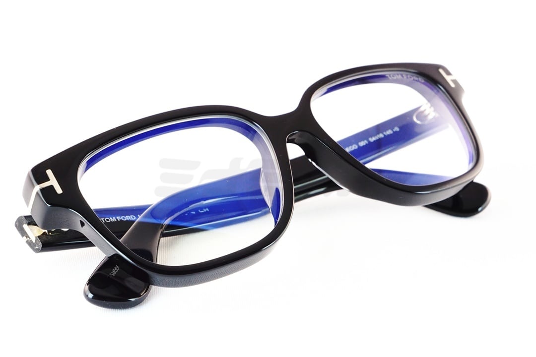 TOM FORD ブルーライトカット TF6071-D-B ECO 001 ウェリントン メンズ