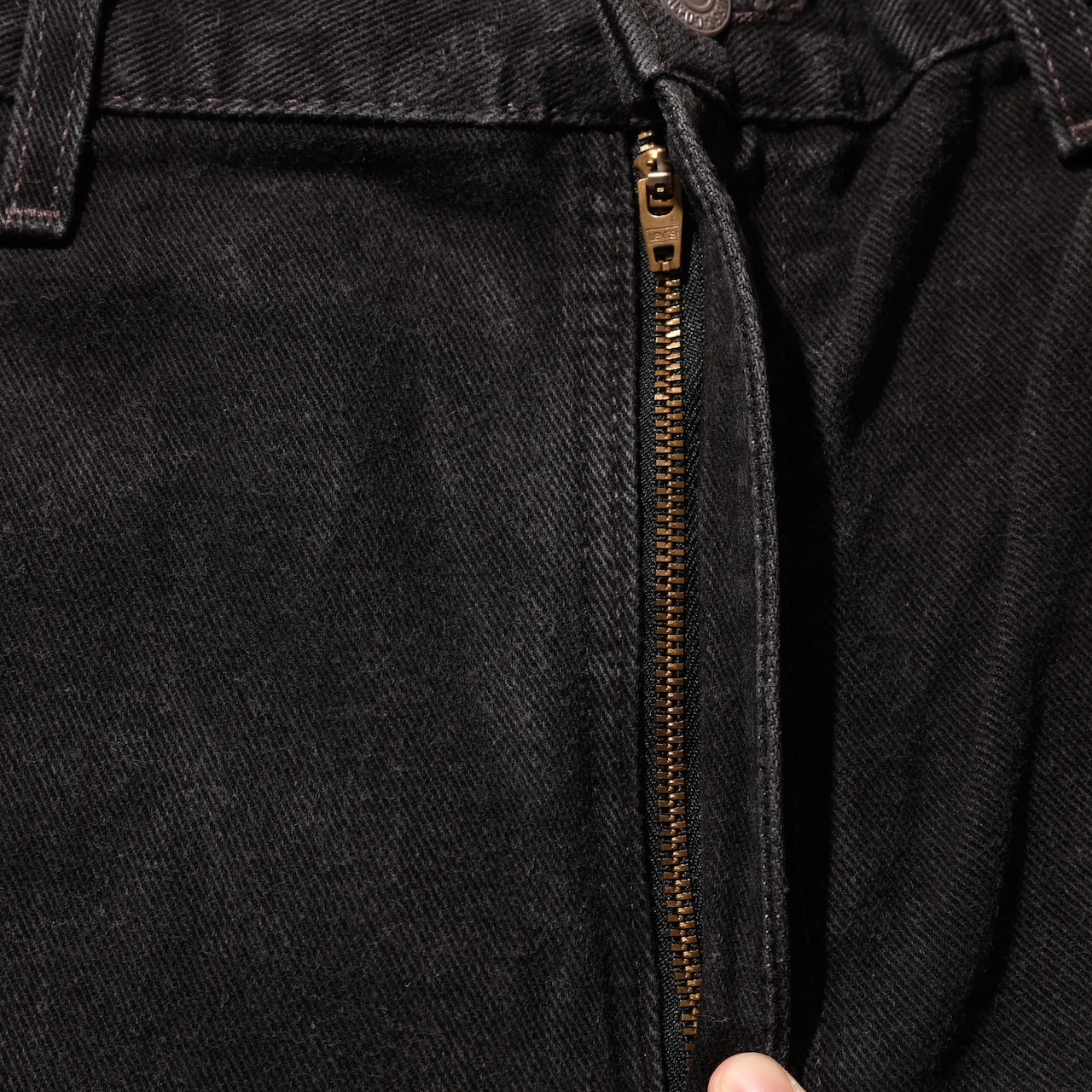 美品 36×30 Levi’s 505 USA 02年 サルファーブラックデニムパンツ リーバイス