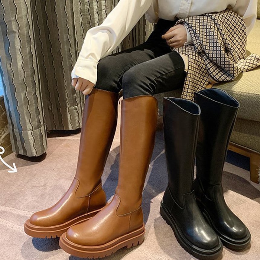 ロングブーツオータムウィンターカジュアル薄手 靴 シューズ 秋物 冬物 フェイクシューズ61982800187