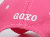 GOXO ゴーエックスオー ギブミーバーディステッチボールキャップ ホットピンク