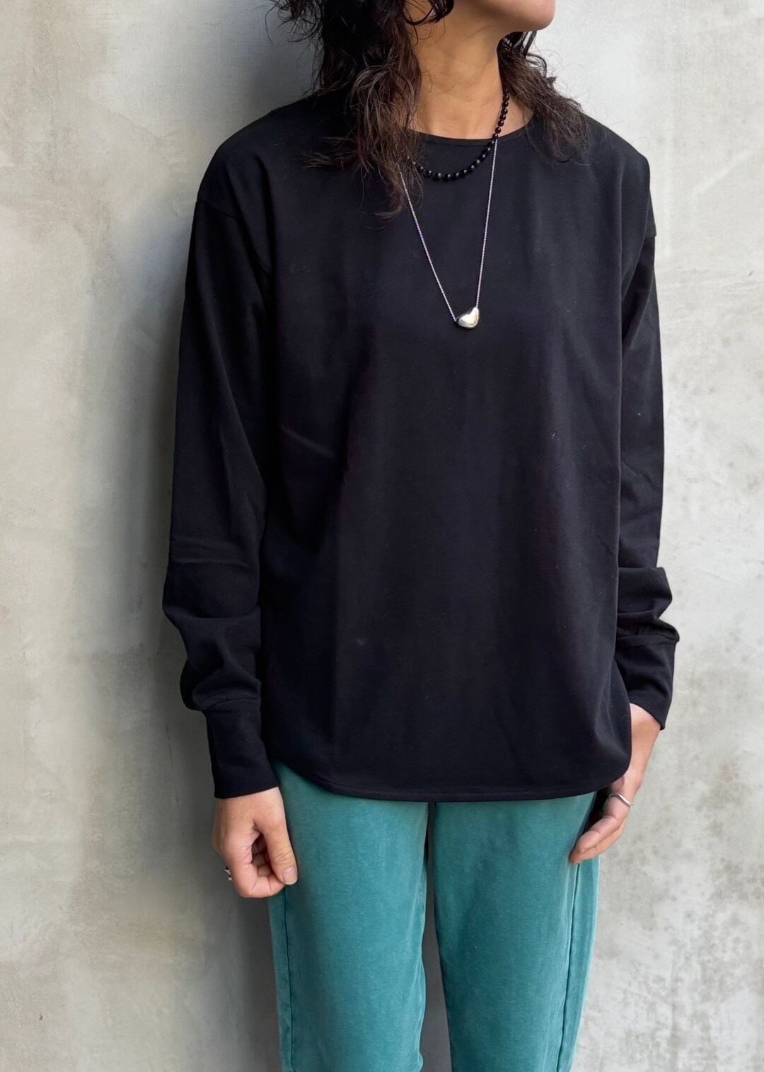 Flamingo firm 】微起毛ロングスリーブTシャツ | valance 福井