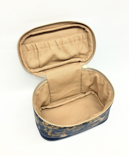 バニティポーチ　フクロウと月｜とりさん工房ーかわいいハンドメイドポーチ