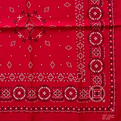 【Deadstock】~70s RN23733 Broadwayヴィンテージバンダナ ④