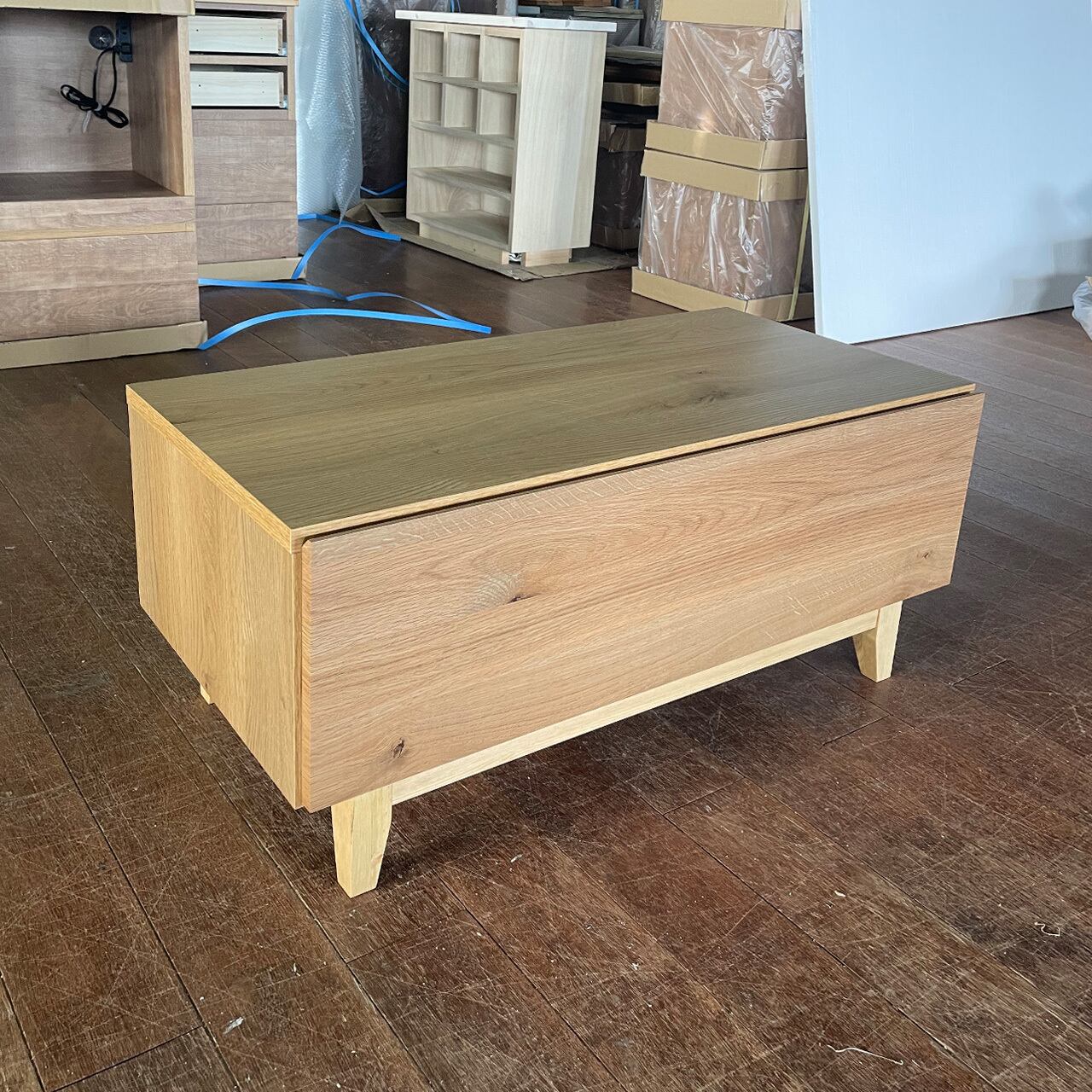 ３　すぅえーでん　様　ご注文家具 ソファ 3人掛け「オースチンKD」幅207cm 革#H/S-042E エレファント