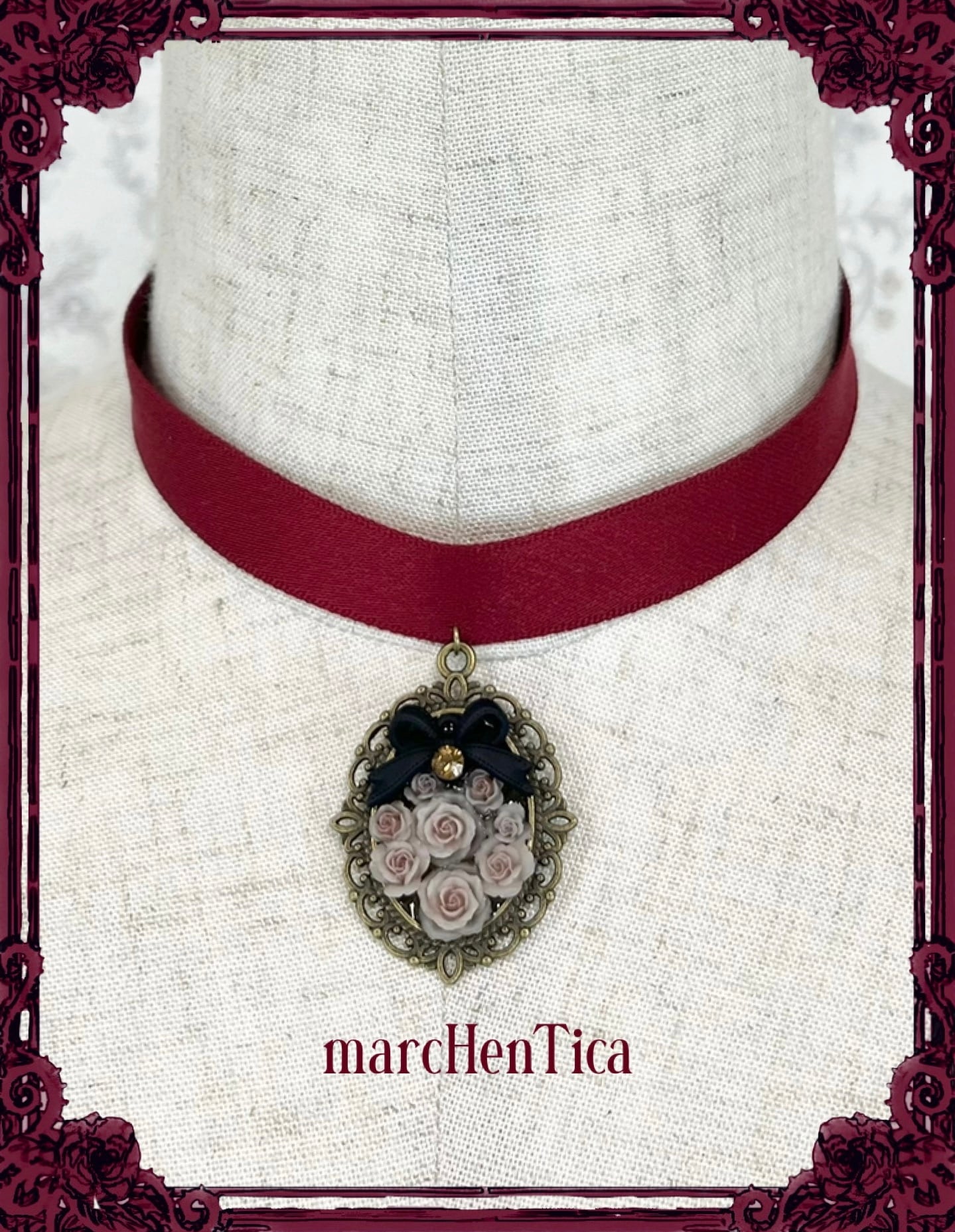 ローズブーケチョーカー | HirokoTokumine