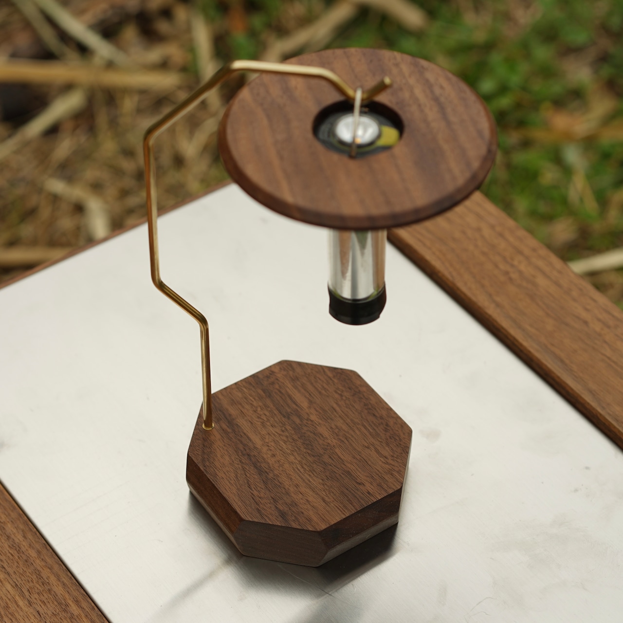 ランタンスタンド(ウォールナット レッドオーク)