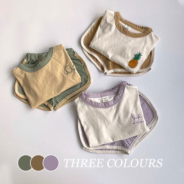 【3.7即納・BABY&KIDS】ゆるトレーナー セットアップ