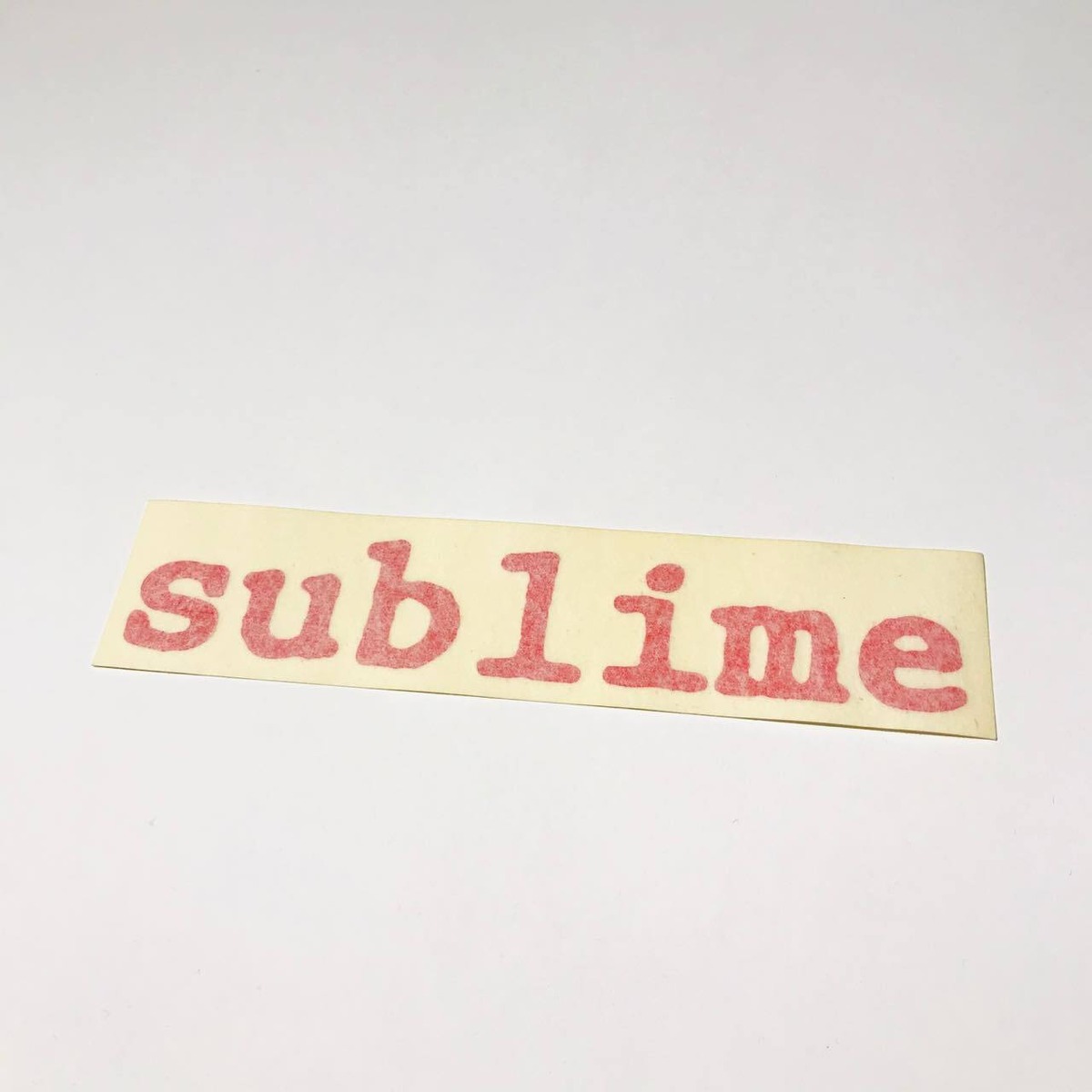1990s Sublime Sticker 