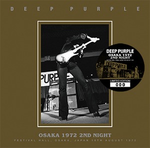 NEW DEEP PURPLE  OSAKA 1972 2ND NIGHT 2CDR  Free Shipping　Japan Tour