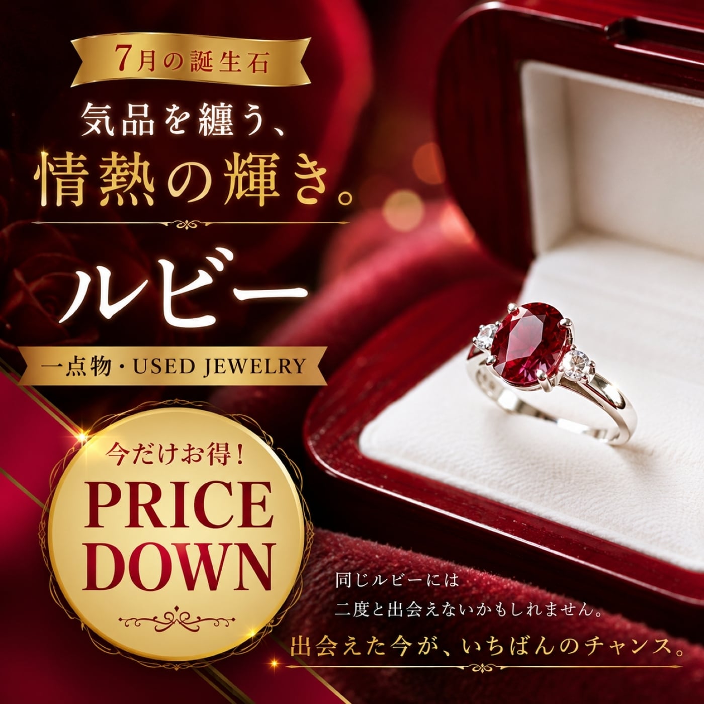 天然石ルビー 約2ミリ〜3ミリ2袋セット ルビー ルース 0.445ct ピジョンブラッド系｜紅玉 7月誕生石 天然石