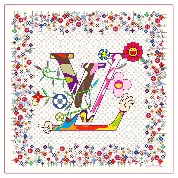 New LOUIS VUITTON ルイヴィトン ショール スーパーフラット 村上隆 モノグラム ブロン M96080 新品
