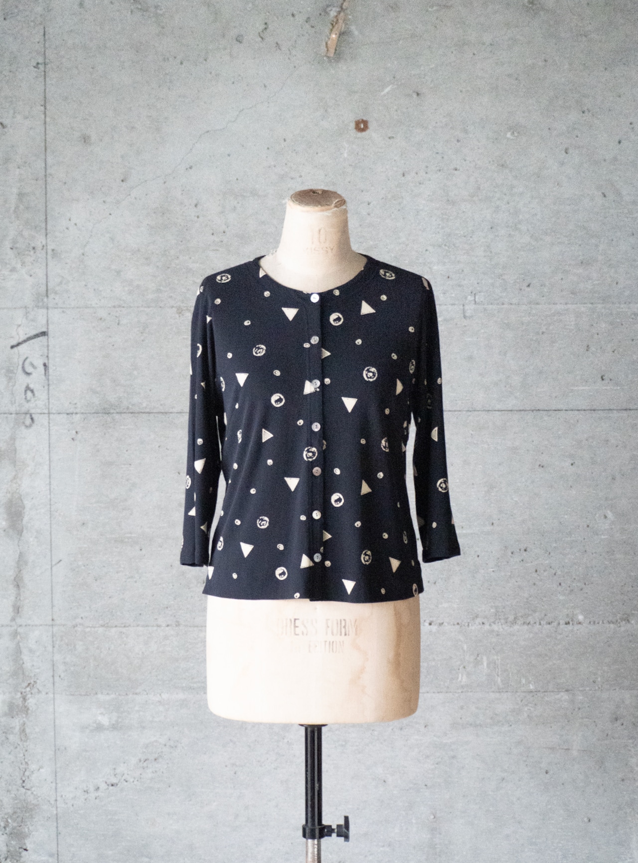 "Monégal" used Crew-neck cardigan