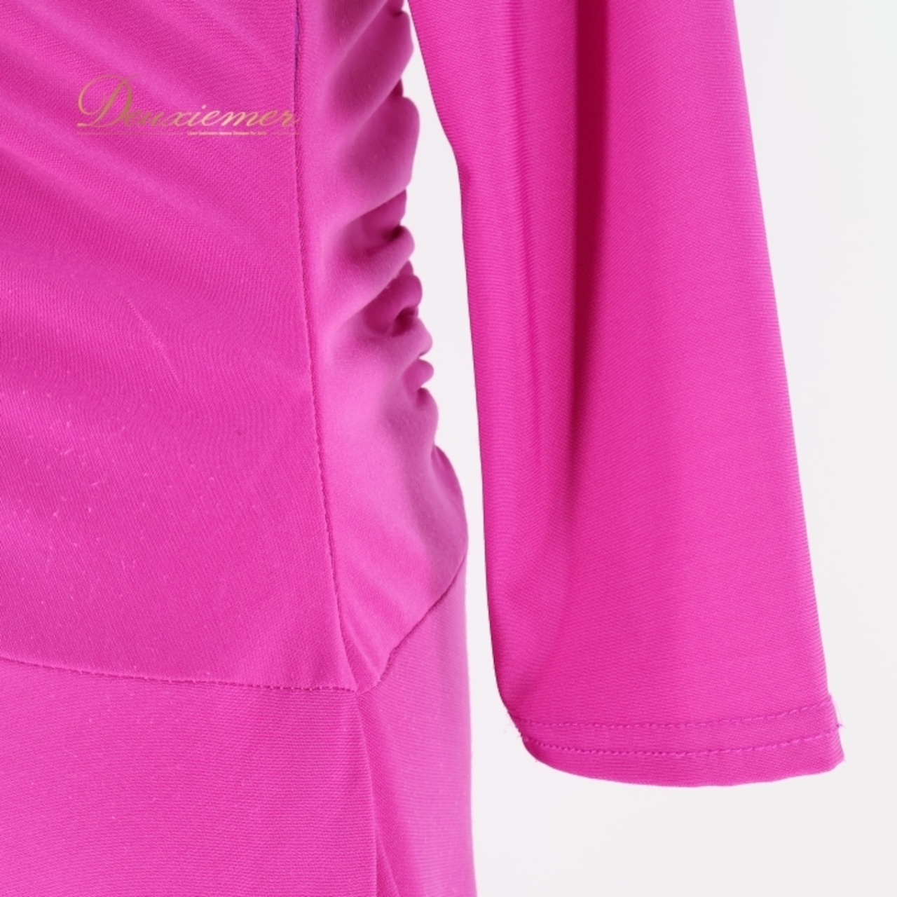 社交ダンス 衣装 ワンピース ドレス パープル系 ピンク系 イチオク ICHIOKU 紫 ピンク フリル レース パーティ 発表会 伸縮 ストレッチ 無地 パーティードレス おしゃれ フォーマル かわいい