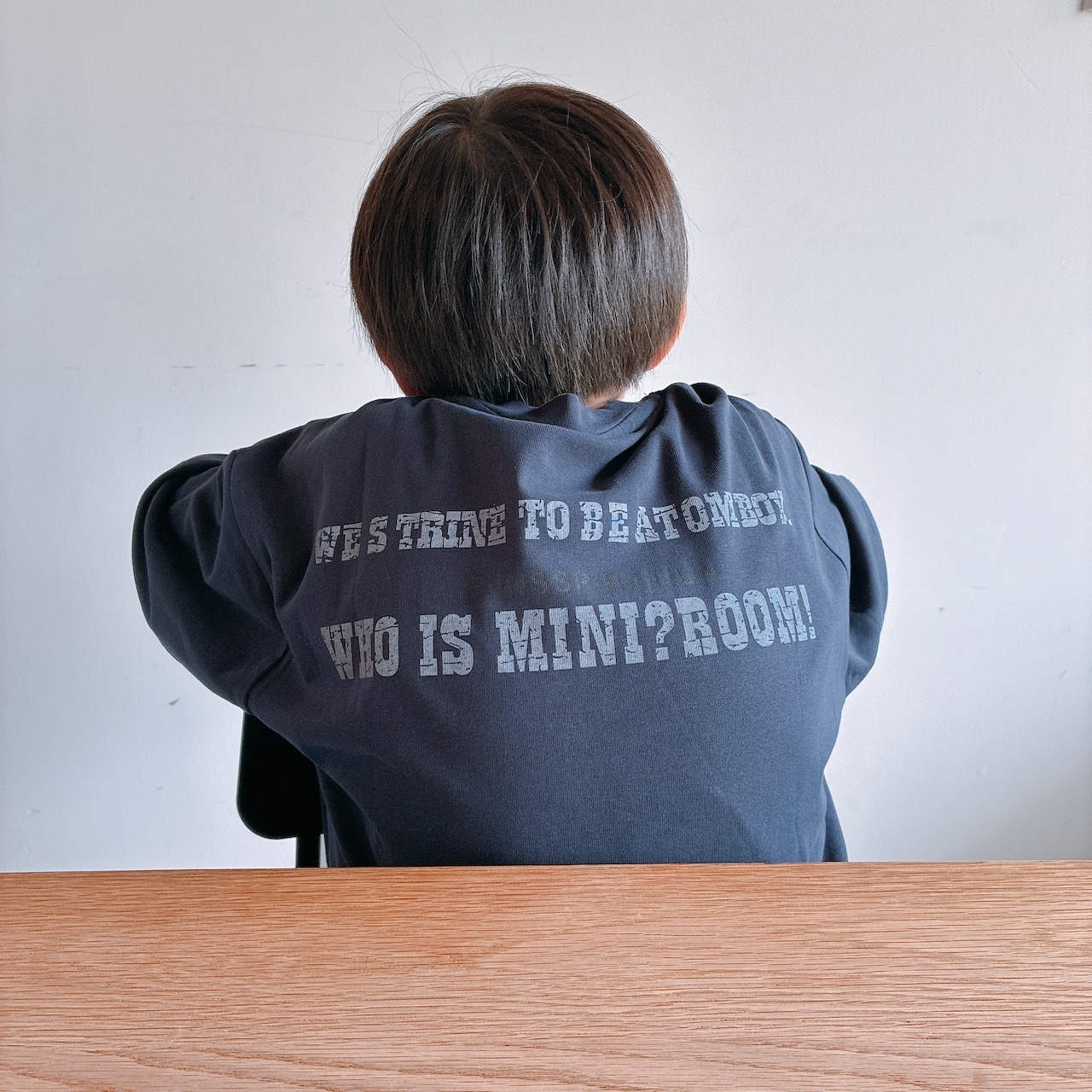 back logo tee / navy