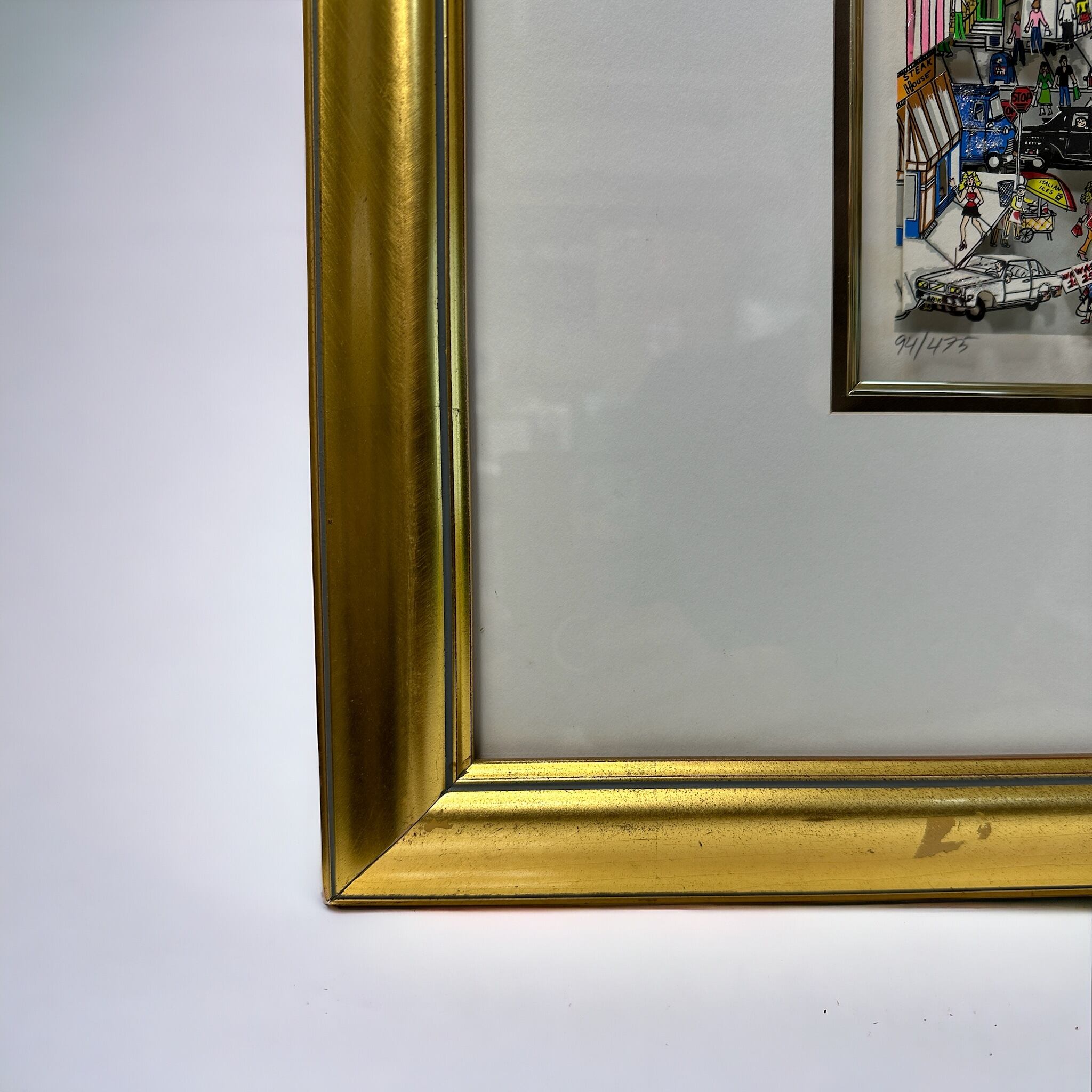 大判 チャールズ・ファジーノ （Charles FAZZINO） B90 チャールズ・ファジーノ CHARLES FAZZINO 3Dアート Crazy