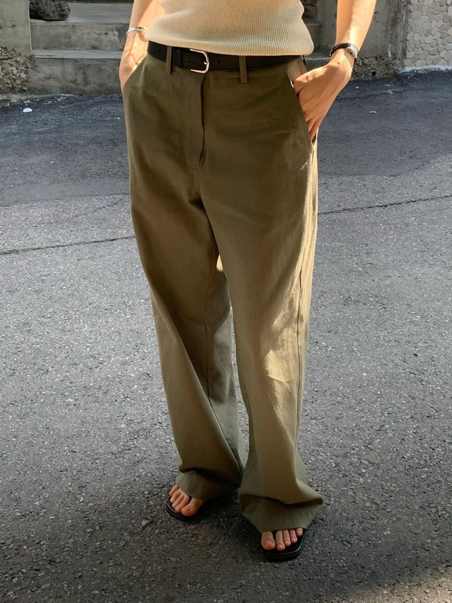 (OUNCE)  bene cotton  pants / 2color