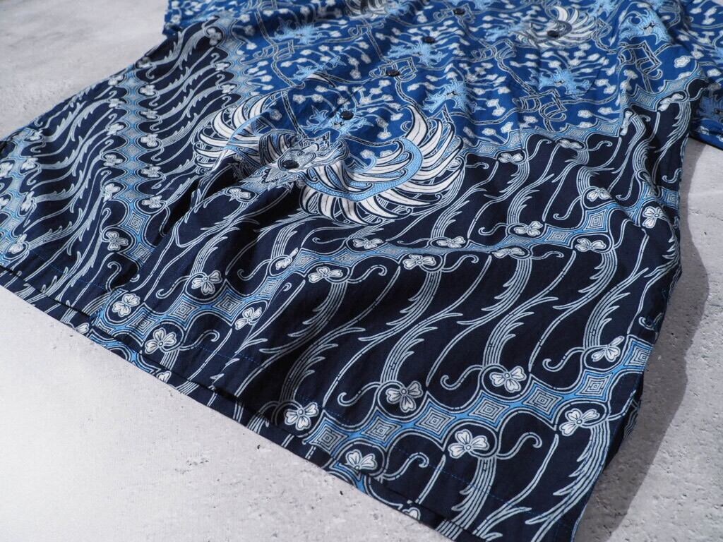 寒冷 - cold ethnic art pattern design Box silhouette shirt